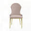 Chaise d'appoint en tissu au design élégant