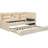 Beige Twin Velvet Upholstered Daybed With Pull - Up Trundle, Storage On And Power Outlet For Convenient Device Charging Storage, Charging, Suitable Guest Rooms-84705997