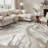 Galaxy Series Abrstract Black/Gray/Ivory/Beige Area Rug-565543708