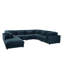 Canapé d'angle modulaire en velours côtelé avec coussins décoratifs-753307584-753307588-753307599
