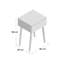 Theo 40 cm W Bedside Table