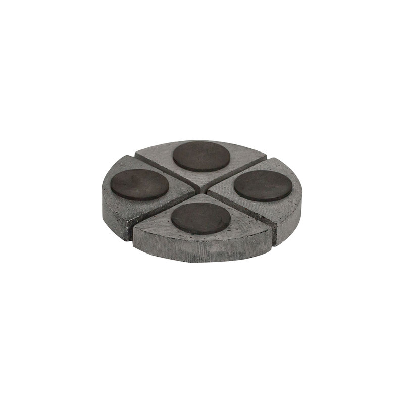 Pieds de marmite, gris Fiberstone, Grey