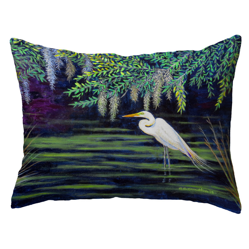 Outdoor Reversible Throw Pillow