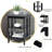 3-Tier Wooden End Table with Side Bars-1396702399