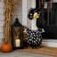 Décorations d'Halloween : Robe fantôme noire en dentelle, ensemble de costumes d'oies pour porche