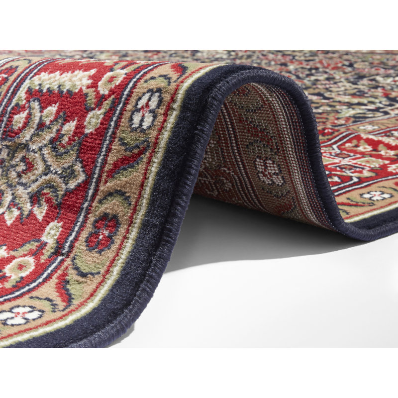 Skazar Isfahan Navy Rug, Runner 80 x 250cm