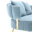Causeuse en tissu Donneta Boucle-385583250