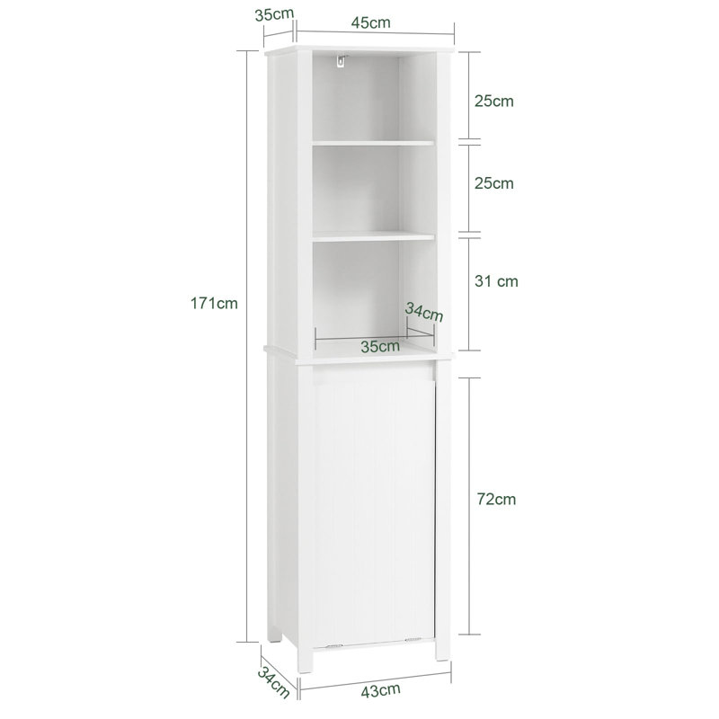 Wood Cabinet Laundry Hamper