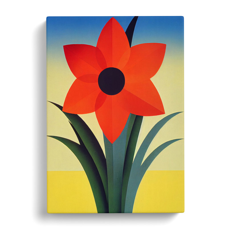Daffodil Flower - Wrapped Canvas, 76cm H x 50cm W x 3cm D