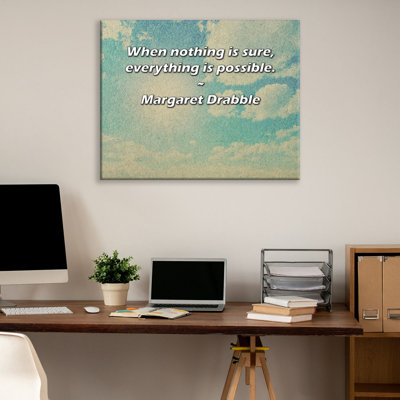 Ophelia & Co. Gallery Wrapped Canvas By Ian Holloway: "Sometimes when you aim for the stars, you hit