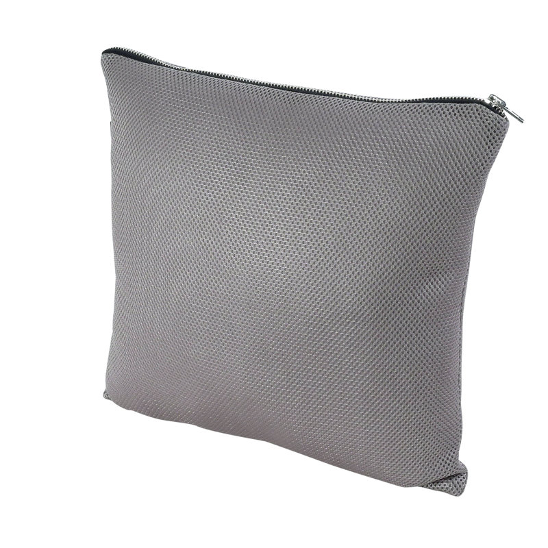 Coussin décoratif, Gris, H 23,5 po x l 23,5 po x P 1 po