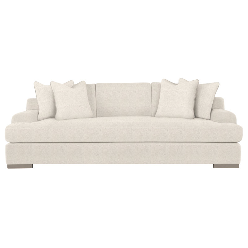 Andie Loveseat, Cream Chenille 1345-002, Blanca