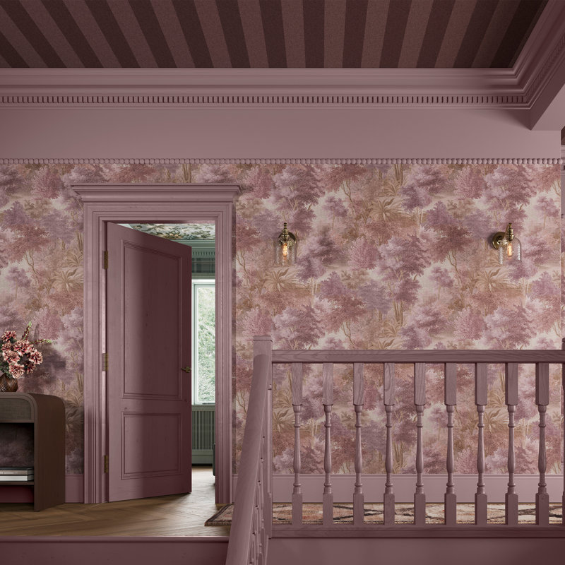 Superfresco Easy Regent Stripe Wallpaper, Purple