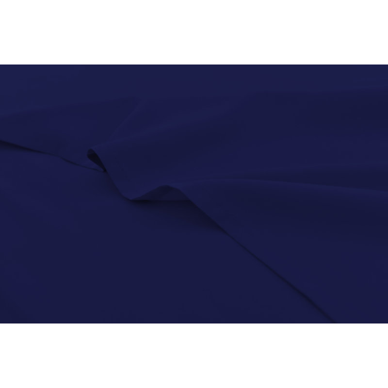  Ensemble de draps 1800 fils en rayonne de bambou, Bleu marine, Ensemble de draps pour taille de lit très grand c