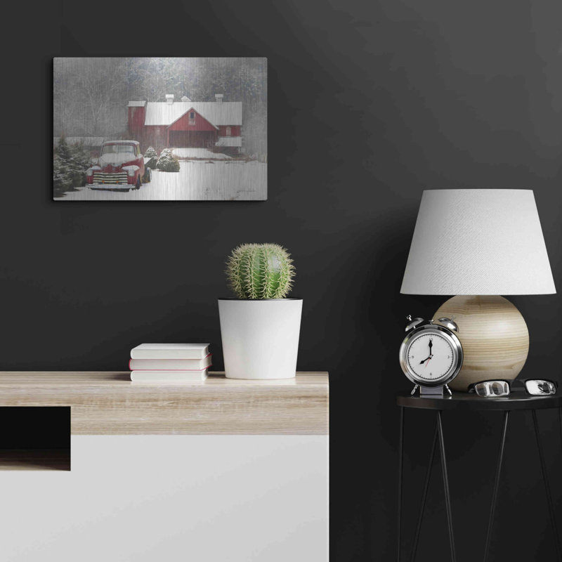 «Chevy Country» par Lori Deiter, art mural en métal, H 16 po x l 24 po