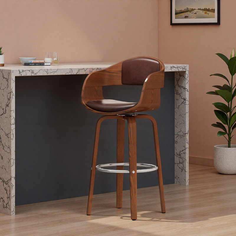 Tabouret de bar, Marron foncé