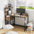Computer Desk With Power Outlet & Storage Shelves, Study Writing Table With USB Ports Charging Station, PC Desk Workstation For Home Office-2069315499