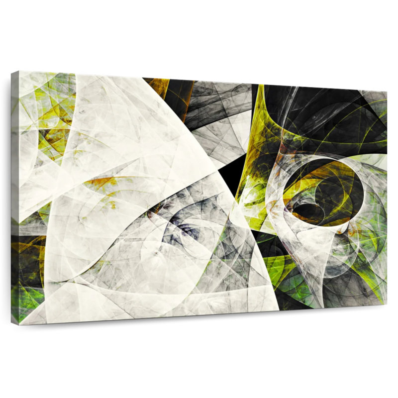 Avery Iced Lime Dynamic Abstract, 20" H x 30" W