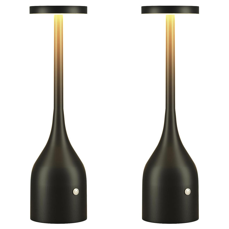 Cordless Table Lamps Set Of 2,Small Rechargeable Lamps Battery Operated Lamp Waterproof For Outdoor Patio,Home Dinner,Restaurant Dining,Bar,Portable Wireless Led Table Light 3 Way & Stepless Dimmable