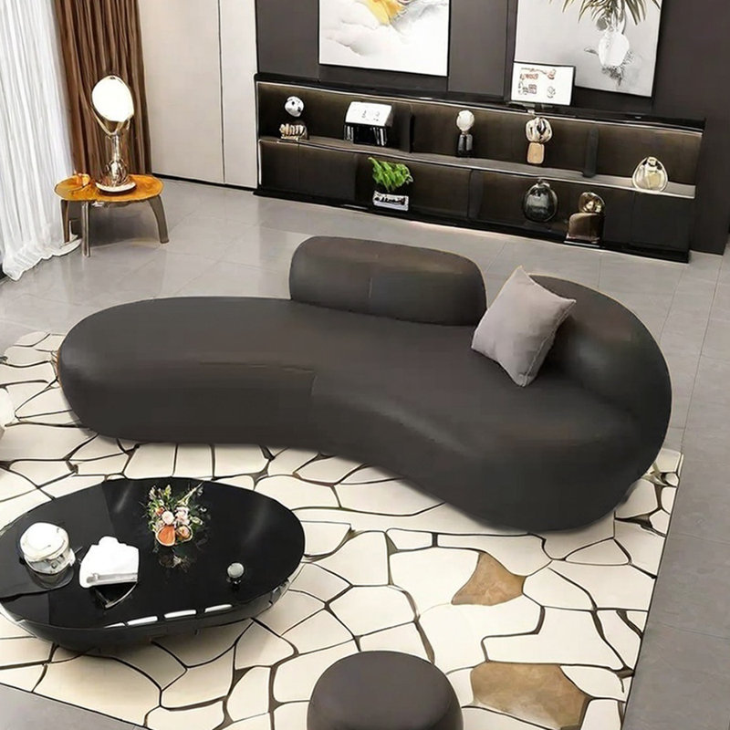 Grande chaise longue confortable avec éponge haute densité, Orienté à droite
