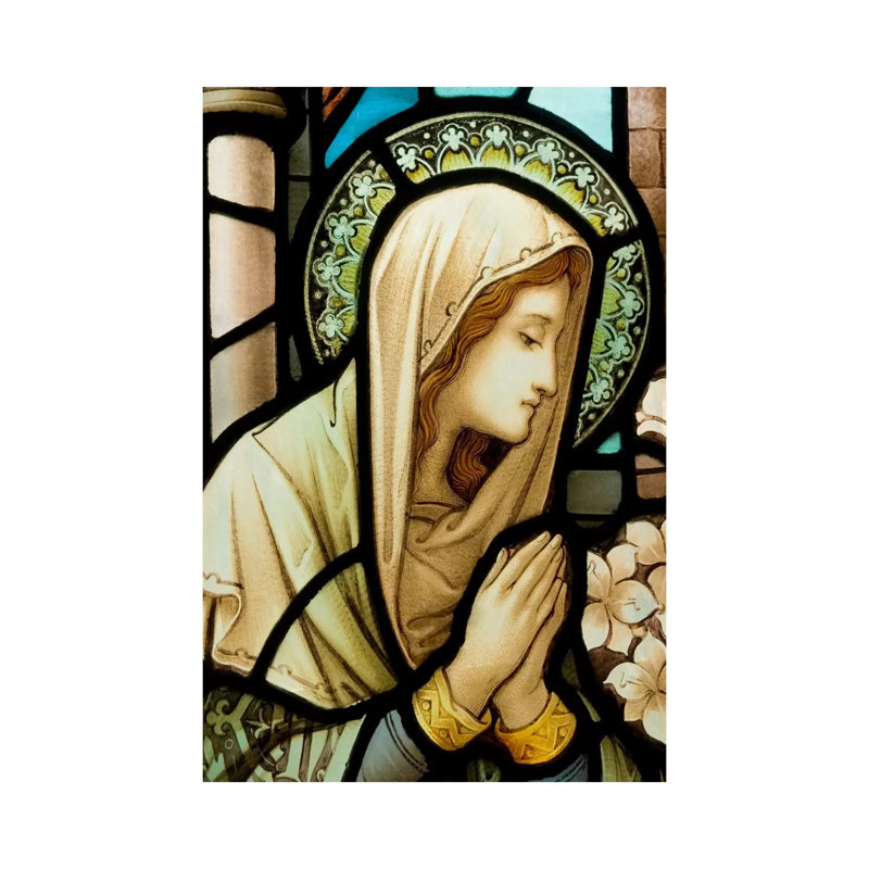 Virgin Marry by Unknown Artist - Wrapped Canvas Painting, 66.04 cm H x 45.72 cm W x 3.175 cm D