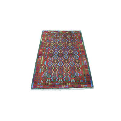 One-of-a-Kind 3'5" X 4'8" Wool Area Rug in