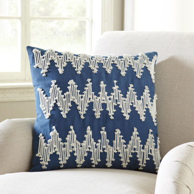 Moya Frosted Square Cotton Pillow Cover