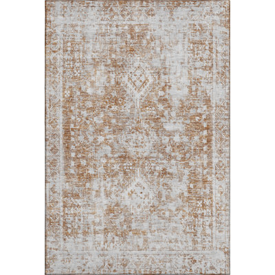 Premium Machine Washable Barry AMF1229 Global Rug