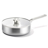 OXO Mira 3-Ply Stainless Steel Sauté Pan With Lid, 3.25 Qt