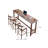 Larrera 62.99'' Solid Wood Bar Set