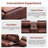 Power Recliner Sofa Set With Adjustable Headrest, Electric Recline, Breathable Leather, Storage Console, And USB Ports For Modern Living Rooms, Recliner