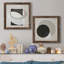 Moderniste Neutre III, ensemble de 2 reproductions d'art sur toile encadrées-1143163485-1143163484