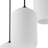 3-Light White Glass Pendant Light