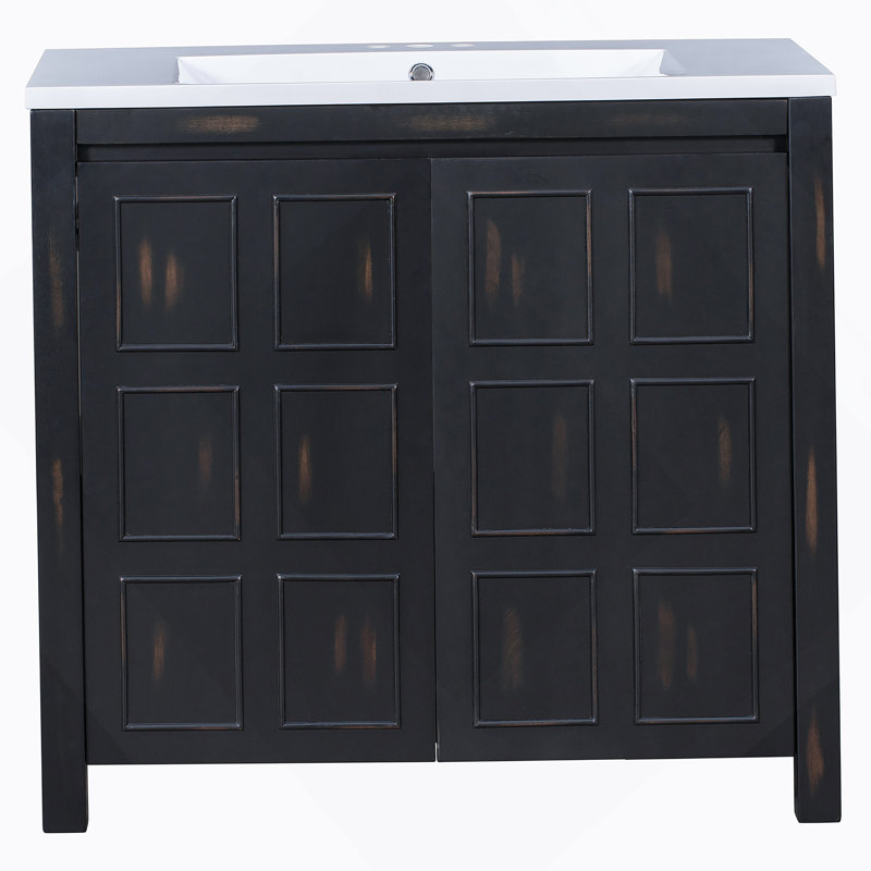 Armoire de salle de bain 36 "Retro Espresso