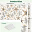 Cloison pliante 6 panneaux séparateur de toile Royal Starfish-1186534371-1186478341