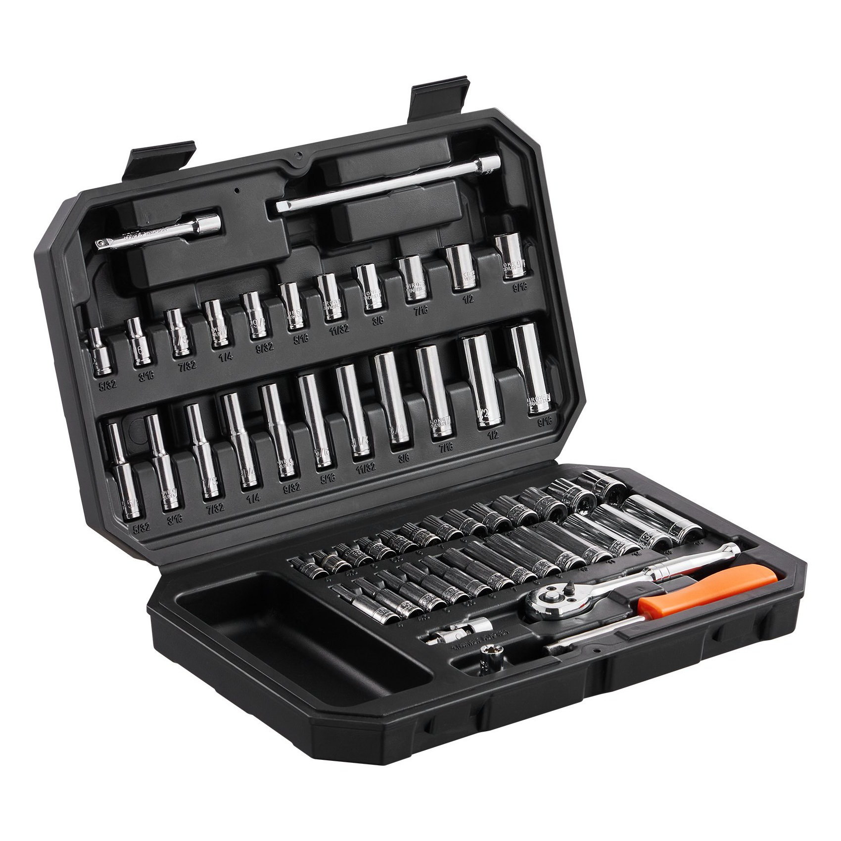 Trent Austin Design® 54-Piece 1/4-Inch Drive Socket Set, Premium Chrome ...