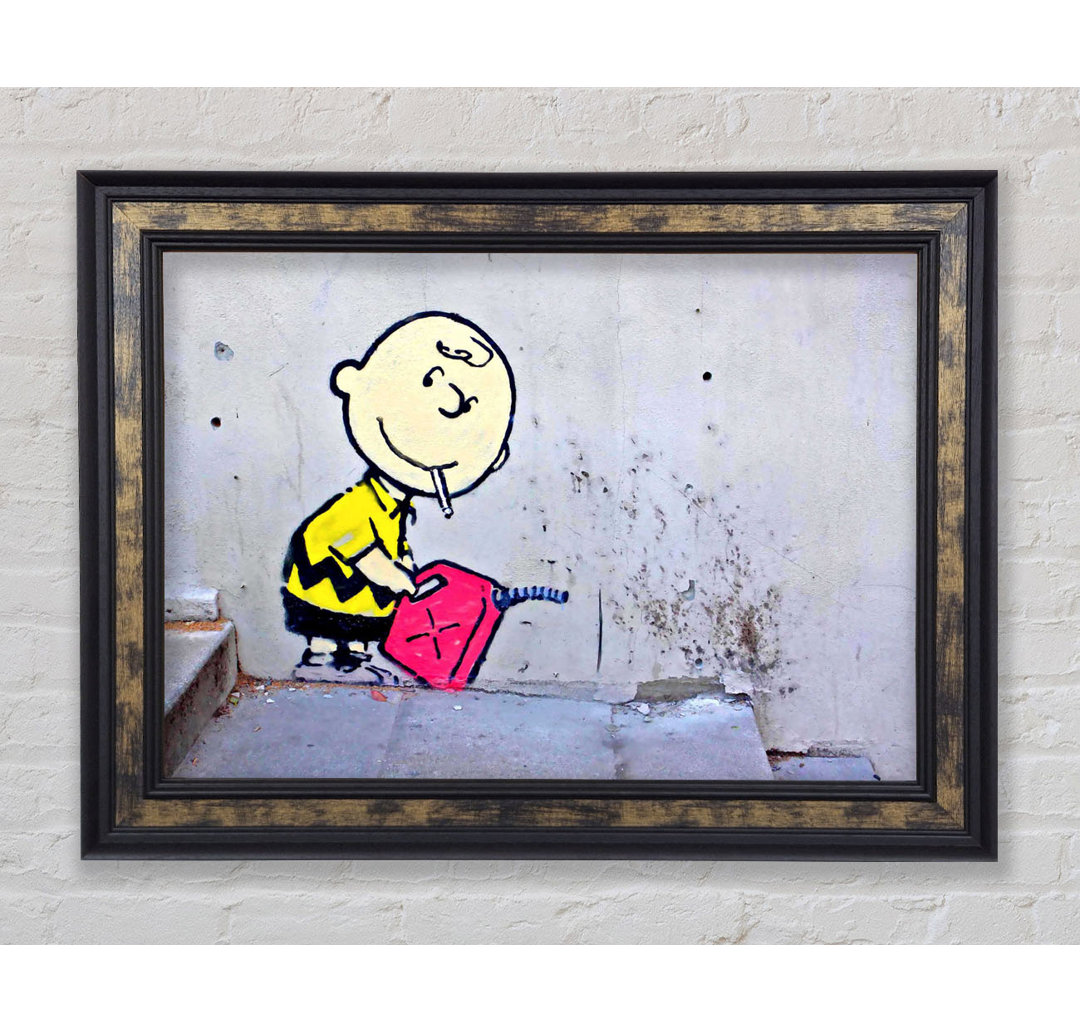 Charlie Brown - Einzelner Bilderrahmen Kunstdrucke