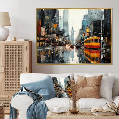 Cityscape Collage IV sur toile