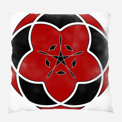 Circle Microsuede Reversible Throw Pillow