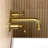 Kingston Brass Whitaker Two-Handle 3-Hole Wall Mount Bathroom Faucet-102440352