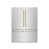 Satin Stainless Steel/Polished Gold