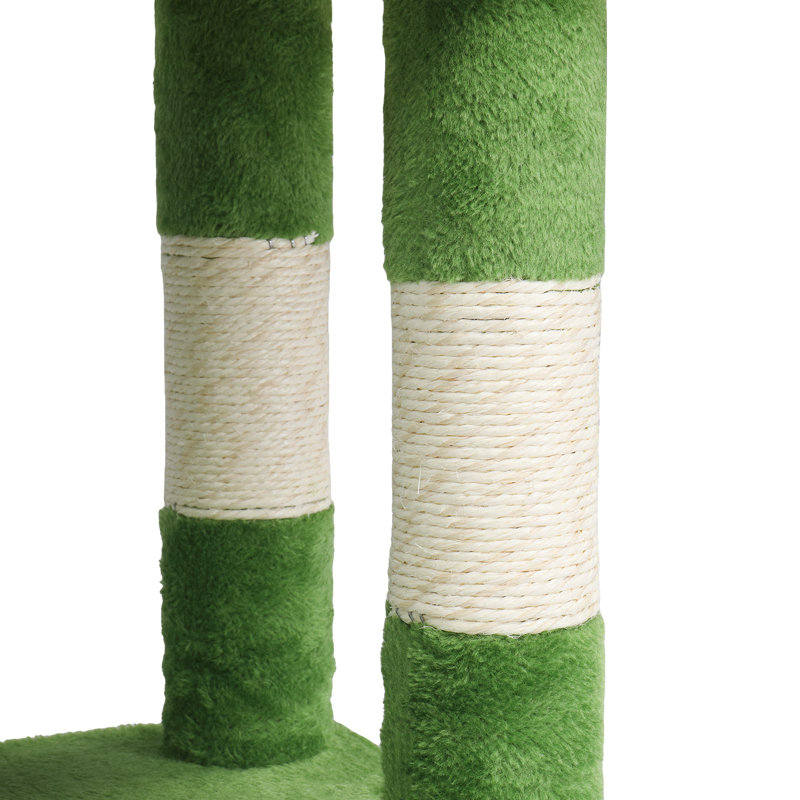Arbre à chat 48 po avec tour à chat multi-niveaux avec hamac