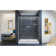 Infinity-Z 60" W x 30" D x 74.75" H Semi-frameless Sliding Shower Kit