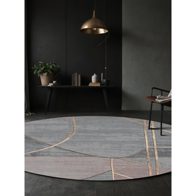 Tapis gris lavable à la machine