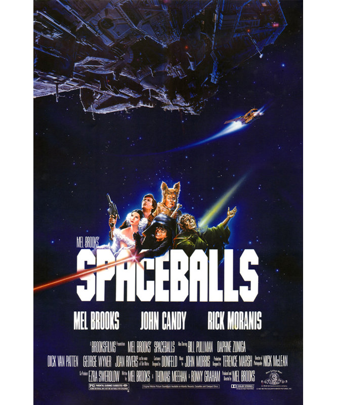 Spaceballs, H 18 po x l 12 po