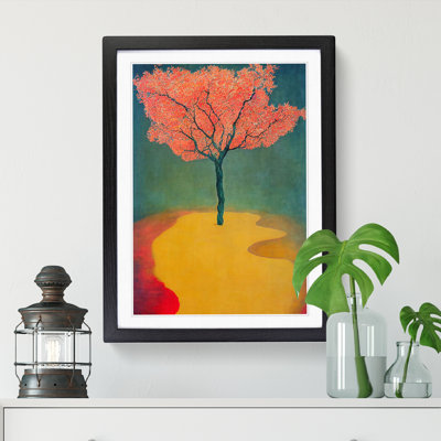 Peach Tree Painting - Single Picture Frame Painting