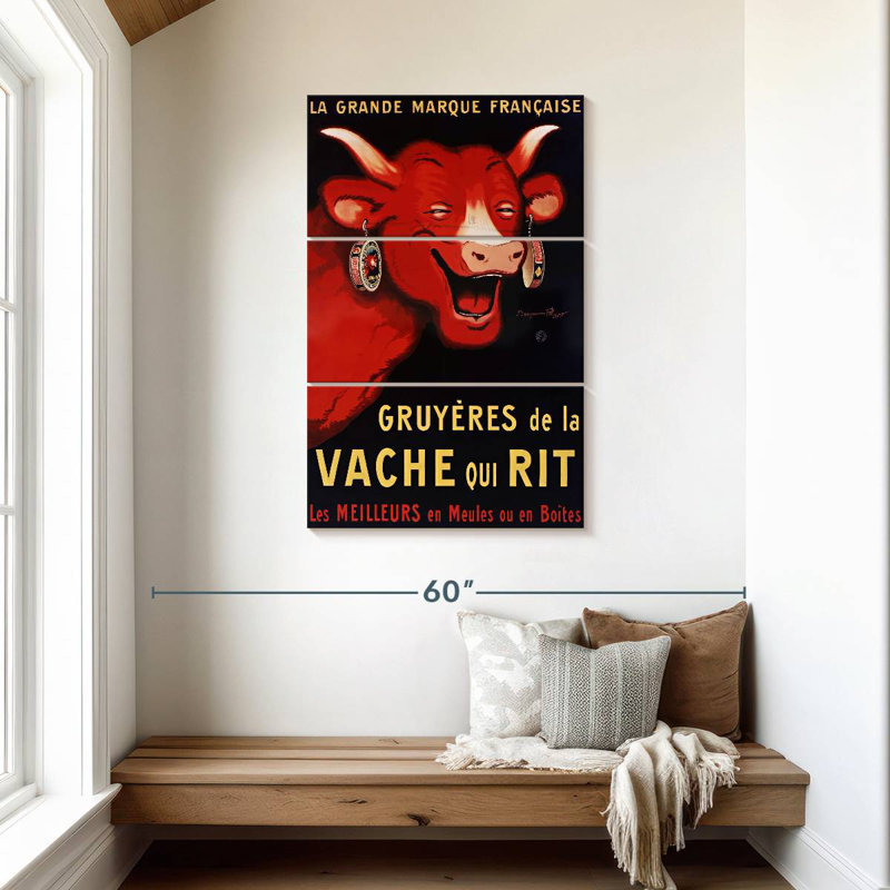 Ketti La Vache Qui Rit, 45" H x 28" W