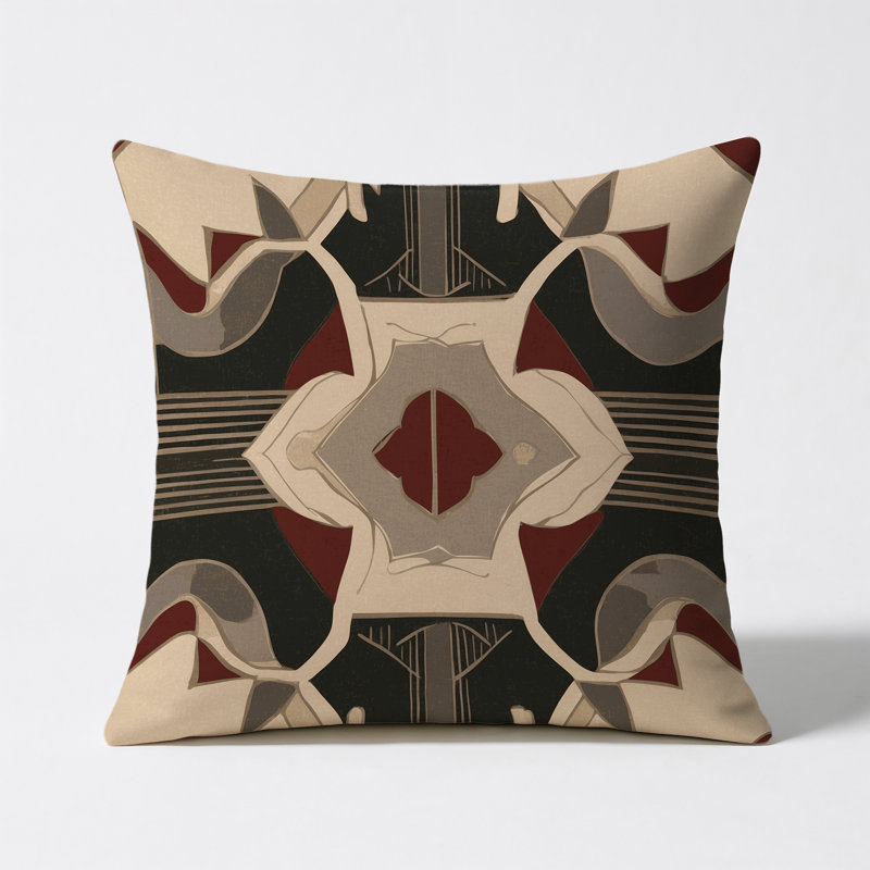 Legacy Labyrinth Indoor And Outdoor Pillow, Square 20"