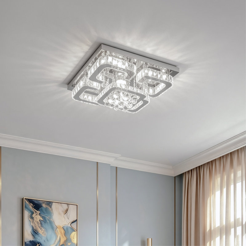 Flush Mount, Acrylic；Aluminum, Acrylic；Aluminum, clear