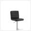 Ensemble de tabourets de bar réglables noirs et chromés, confortables et élégants pour les cuisines et les bars modernes-1266285169